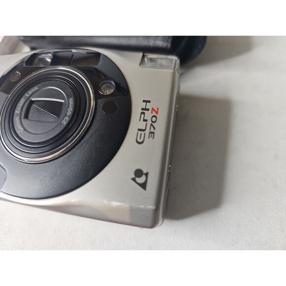Canon ELPH 370Z Compact Point/Shoot Film Camera Tested & Works, w/ Leather Case - Picture 5 of 16